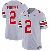 Men's Ohio State Buckeyes #2 Emeka Egbuka Gray 2023 F.U.S.E. Limited Stitched Jersey Dzhi,baseball caps,new era cap wholesale,wholesale hats